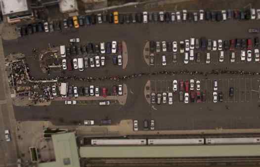 Ariel view of the Community Solidarity Hempstead Food Share