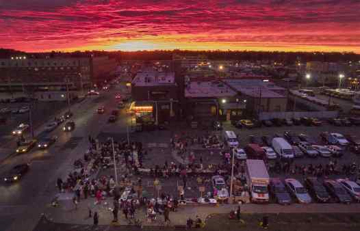 Sunset over the Community Solidarity Hempstead Food Share