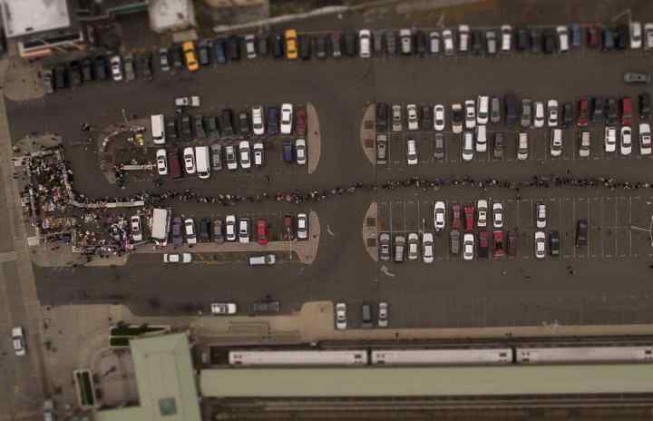 Ariel view of the Community Solidarity Hempstead Food Share