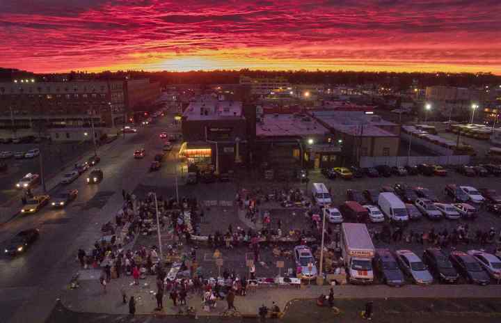 Sunset over the Community Solidarity Hempstead Food Share